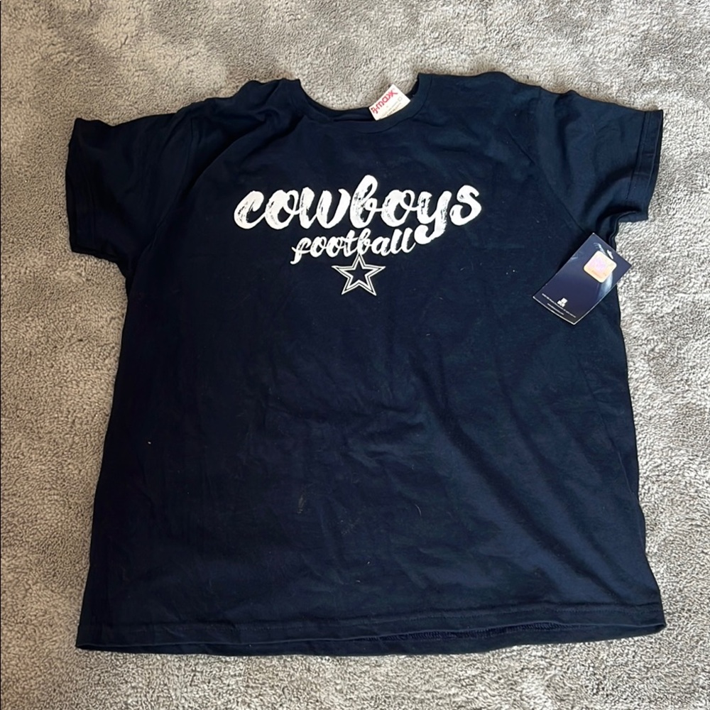 Blue Crew Neck Short Sleeve Tee